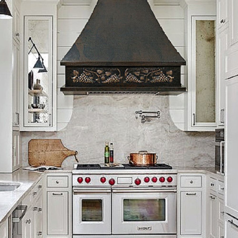 island copper range hood